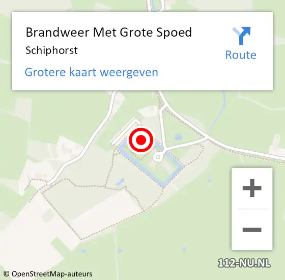 Locatie op kaart van de 112 melding: Brandweer Met Grote Spoed Naar Schiphorst op 22 juni 2021 22:20