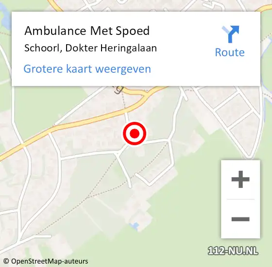 Locatie op kaart van de 112 melding: Ambulance Met Spoed Naar Schoorl, Dokter Heringalaan op 24 juli 2021 20:05