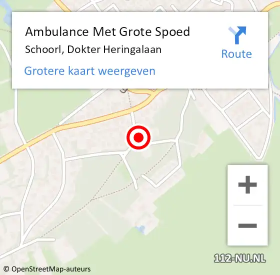Locatie op kaart van de 112 melding: Ambulance Met Grote Spoed Naar Schoorl, Dokter Heringalaan op 28 februari 2022 04:25
