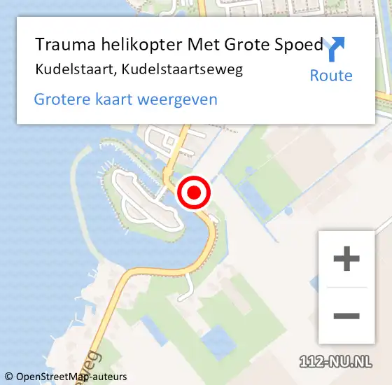 Locatie op kaart van de 112 melding: Trauma helikopter Met Grote Spoed Naar Kudelstaart, Kudelstaartseweg op 12 juni 2023 20:10