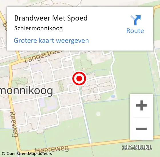 Locatie op kaart van de 112 melding: Brandweer Met Spoed Naar Schiermonnikoog op 21 september 2023 22:13