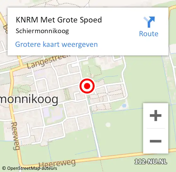 Locatie op kaart van de 112 melding: KNRM Met Grote Spoed Naar Schiermonnikoog op 26 september 2023 18:06