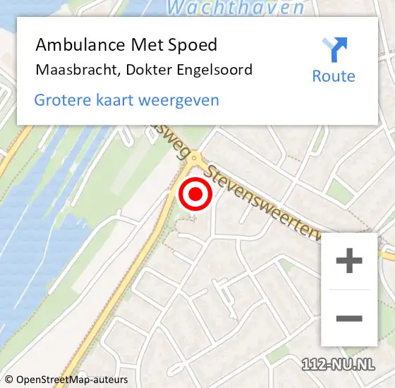 Locatie op kaart van de 112 melding: Ambulance Met Spoed Naar Maasbracht, Dokter Engelsoord op 1 oktober 2023 00:17