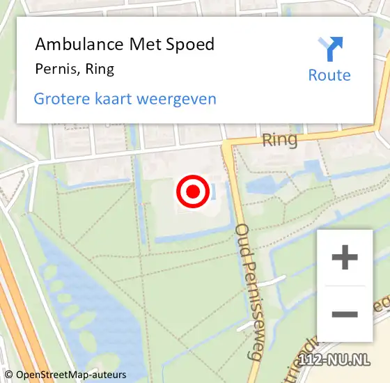Locatie op kaart van de 112 melding: Ambulance Met Spoed Naar Pernis, Ring op 19 maart 2024 18:44