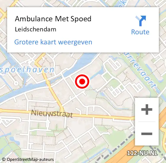 Locatie op kaart van de 112 melding: Ambulance Met Spoed Naar Voorburg op 25 maart 2024 02:41