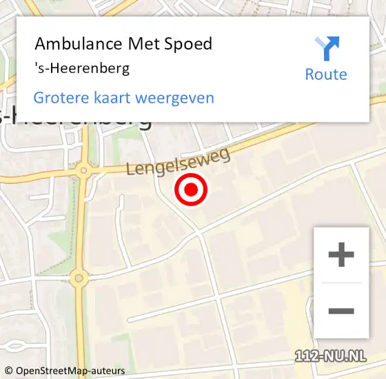 Locatie op kaart van de 112 melding: Ambulance Met Spoed Naar 's-Heerenberg op 27 maart 2024 09:51