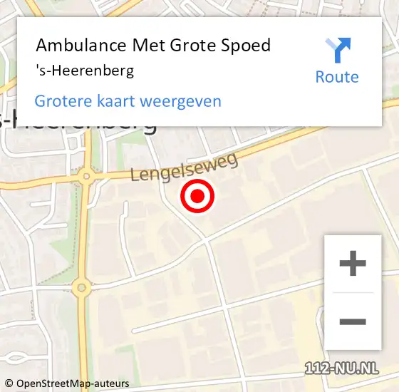 Locatie op kaart van de 112 melding: Ambulance Met Grote Spoed Naar 's-Heerenberg op 27 maart 2024 10:14