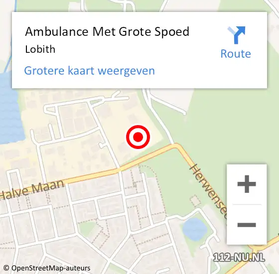 Locatie op kaart van de 112 melding: Ambulance Met Grote Spoed Naar Lobith op 5 april 2024 08:14