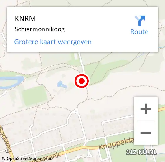 Locatie op kaart van de 112 melding: KNRM Schiermonnikoog op 30 oktober 2014 20:26