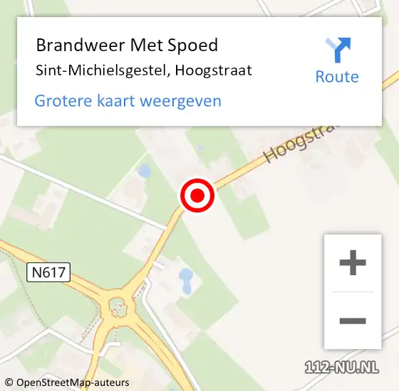 Locatie op kaart van de 112 melding: Brandweer Met Spoed Naar Hoek van Holland, Hoog op 28 november 2015 00:22