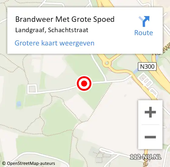 Locatie op kaart van de 112 melding: Brandweer Met Grote Spoed Naar Landgraaf, Schachtstraat op 20 juni 2017 14:21