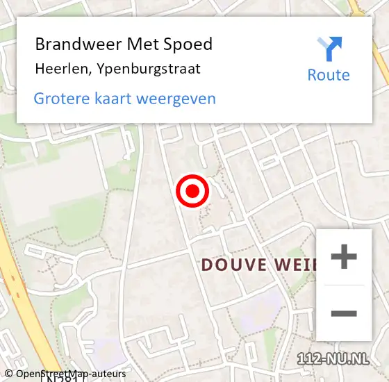 Locatie op kaart van de 112 melding: Brandweer Met Spoed Naar Ypenburg, A4 L hectometerpaal: 48,5 op 19 september 2017 17:38