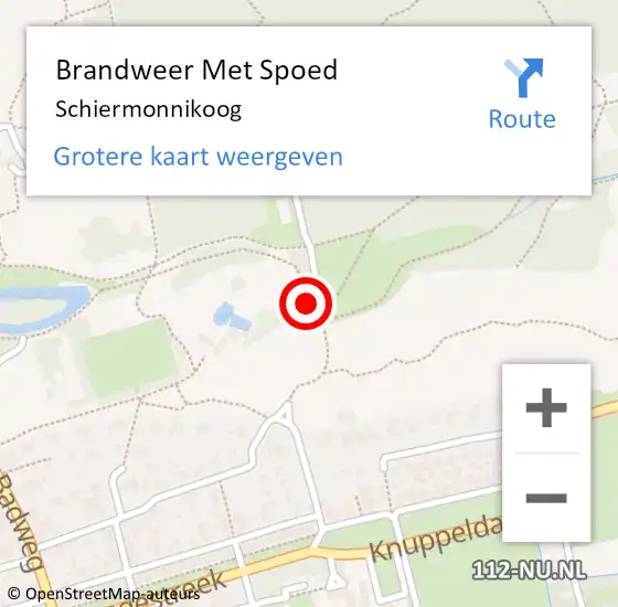 Locatie op kaart van de 112 melding: Brandweer Met Spoed Naar Schiermonnikoog op 24 oktober 2017 08:30