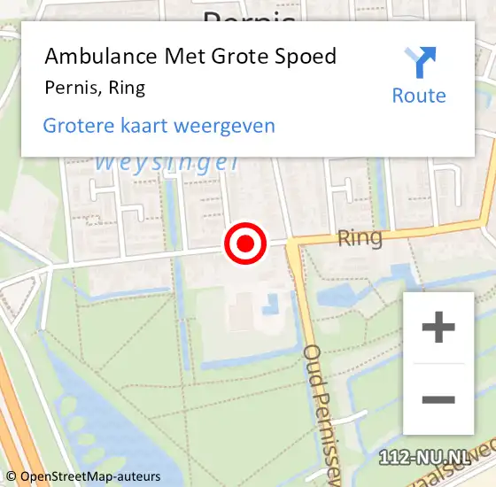 Locatie op kaart van de 112 melding: Ambulance Met Grote Spoed Naar Pernis, Ring op 23 maart 2018 20:12