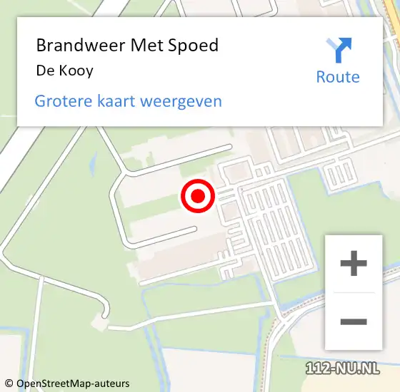Locatie op kaart van de 112 melding: Brandweer Met Spoed Naar De Kooy op 30 mei 2018 13:39