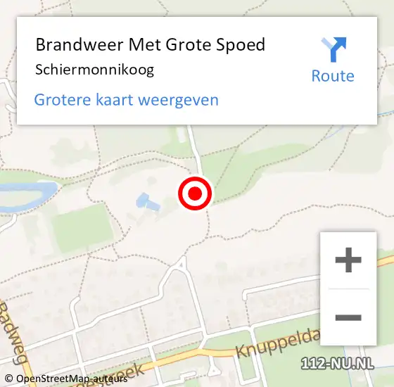 Locatie op kaart van de 112 melding: Brandweer Met Grote Spoed Naar Schiermonnikoog op 15 september 2018 11:45
