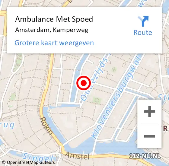 Locatie op kaart van de 112 melding: Ambulance Met Spoed Naar Amsterdam, ks. Ibisweg op 17 maart 2019 08:27