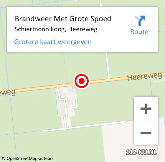 Locatie op kaart van de 112 melding: Brandweer Met Grote Spoed Naar Schiermonnikoog, Heereweg op 30 maart 2019 14:16