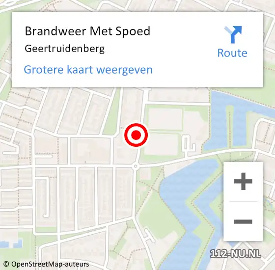 Locatie op kaart van de 112 melding: Brandweer Met Spoed Naar Geertruidenberg op 26 mei 2019 17:49