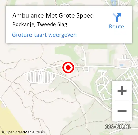 Locatie op kaart van de 112 melding: Ambulance Met Grote Spoed Naar Rockanje, Tweede Slag op 23 juli 2019 21:50