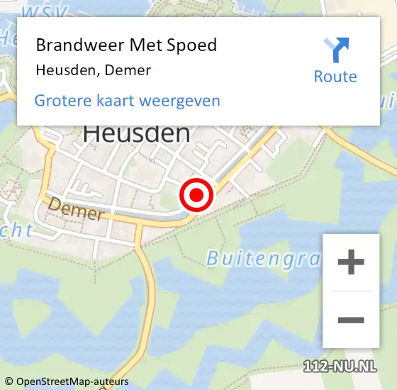 Locatie op kaart van de 112 melding: Brandweer Met Spoed Naar Heusden, Demer op 28 juli 2019 02:03