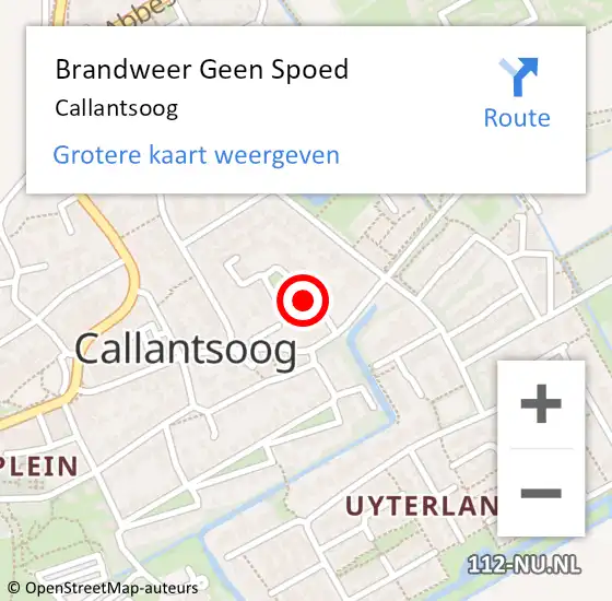 Locatie op kaart van de 112 melding: Brandweer Geen Spoed Naar Callantsoog op 5 juni 2020 14:33