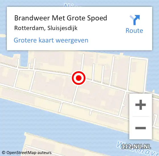 Locatie op kaart van de 112 melding: Brandweer Met Grote Spoed Naar Rotterdam, Eekhoutstraat op 18 juni 2020 16:03