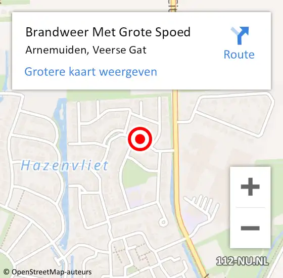 Locatie op kaart van de 112 melding: Brandweer Met Grote Spoed Naar Arnemuiden, Veerse Gat op 9 juli 2020 15:33