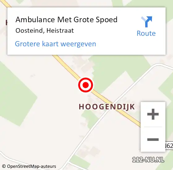 Locatie op kaart van de 112 melding: Ambulance Met Grote Spoed Naar Heistraat op 8 juni 2014 20:05