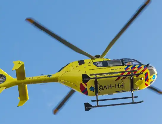 Traumahelikopter naar Amsterdam Heliport | 19 maart 2024 3:03