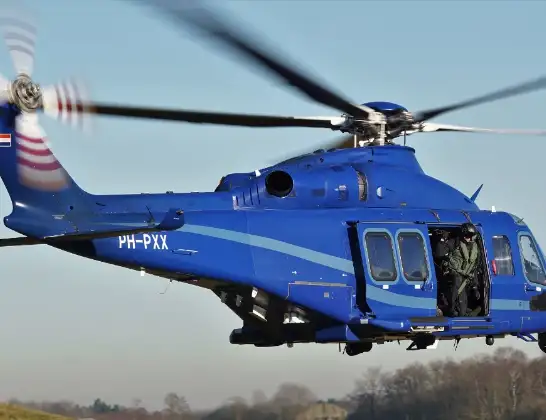 Politiehelikopter onderweg vanuit Maasvlakte | 28 maart 2024 10:21