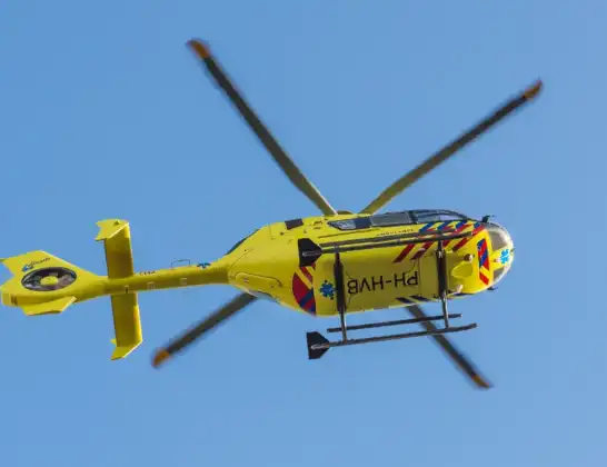 Traumahelikopter onderweg vanuit Erasmus MC | 28 maart 2024 12:55