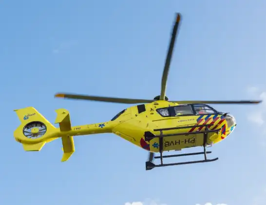 Traumahelikopter onderweg vanuit Amsterdam Heliport | 30 maart 2024 9:04