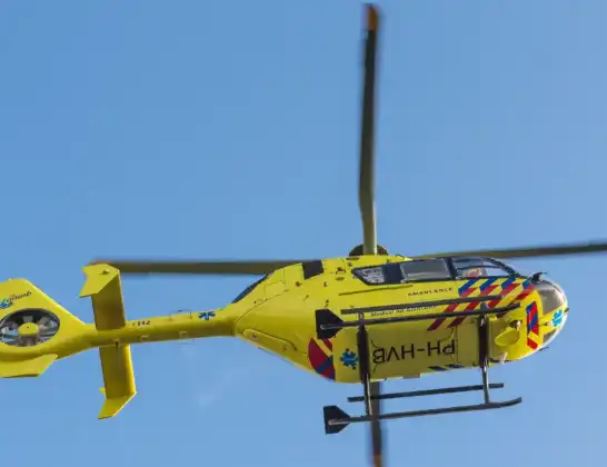 Traumahelikopter naar Amsterdam Heliport | 16 april 2024 11:27