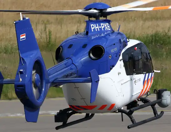 Politiehelikopter onderweg vanuit Rotterdam The Hague Airport | 16 april 2024 14:47