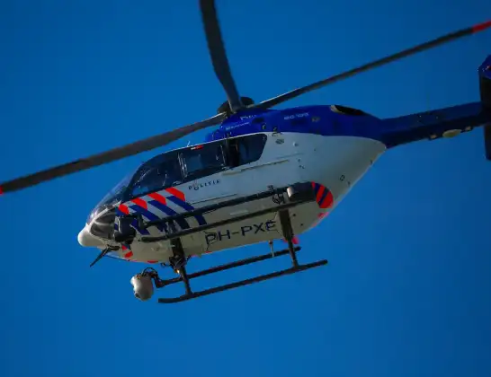 Politiehelikopter onderweg vanuit Vliegveld Hoogeveen | 27 april 2024 9:20