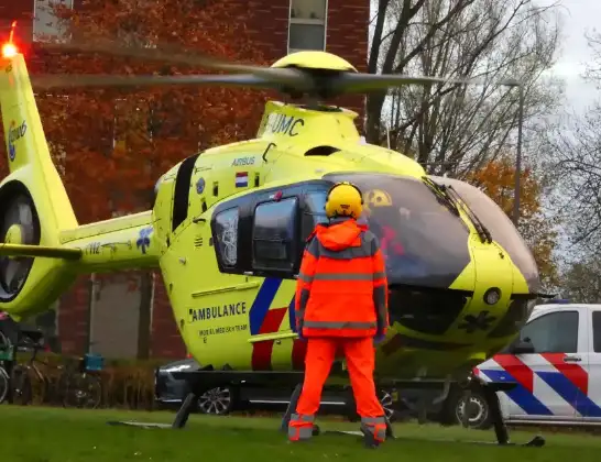 Traumahelikopter naar Rotterdam The Hague Airport | 2 mei 2024 10:02
